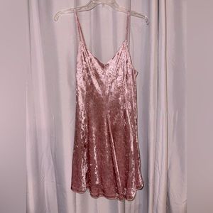 Short Link Velour Dress. Size: Small. Brand: Forever 21